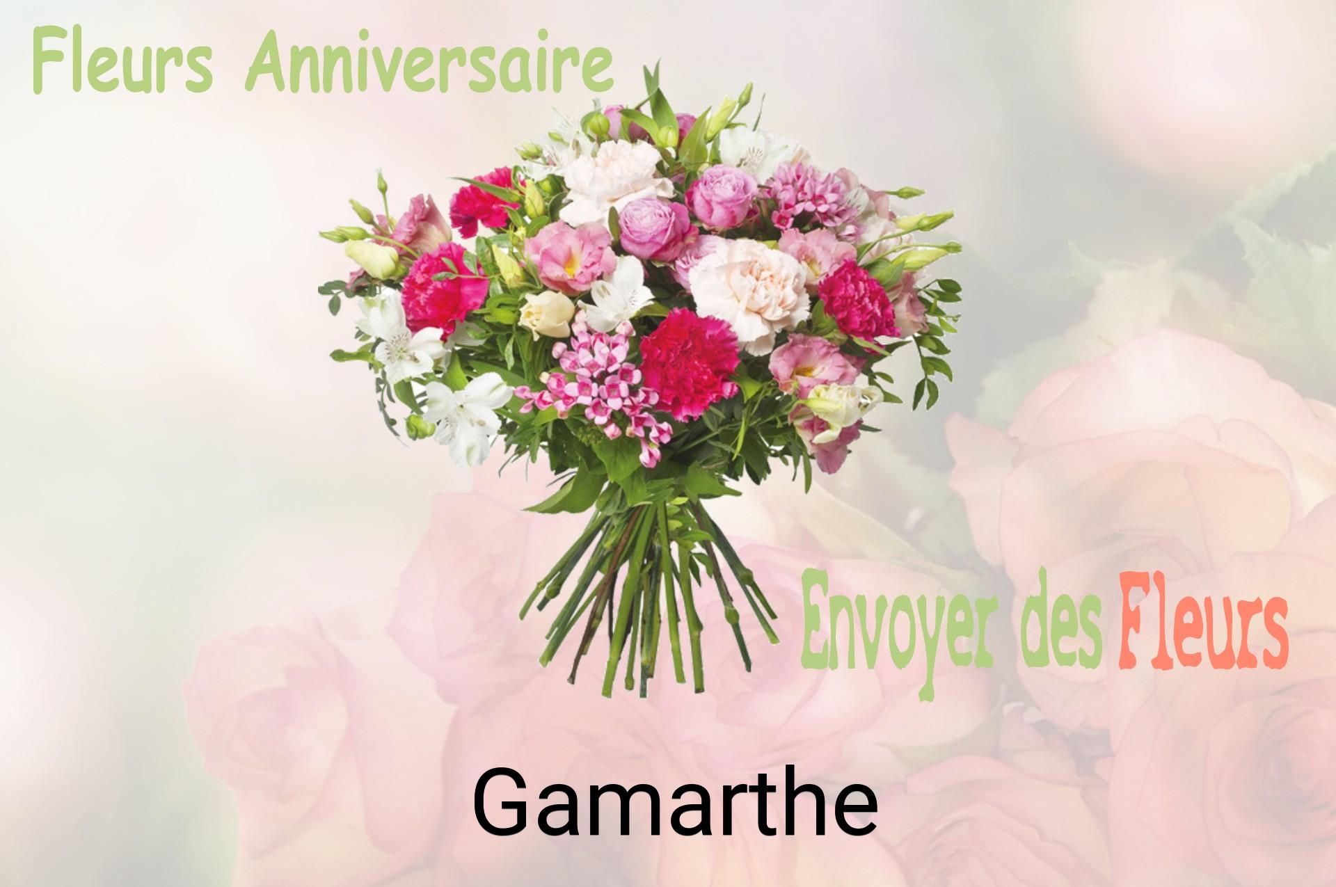 Bouquet de fleurs d’anniversaire livré à Gamarthe